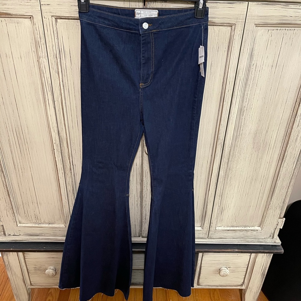 Free People Just Float On Flare Jeans